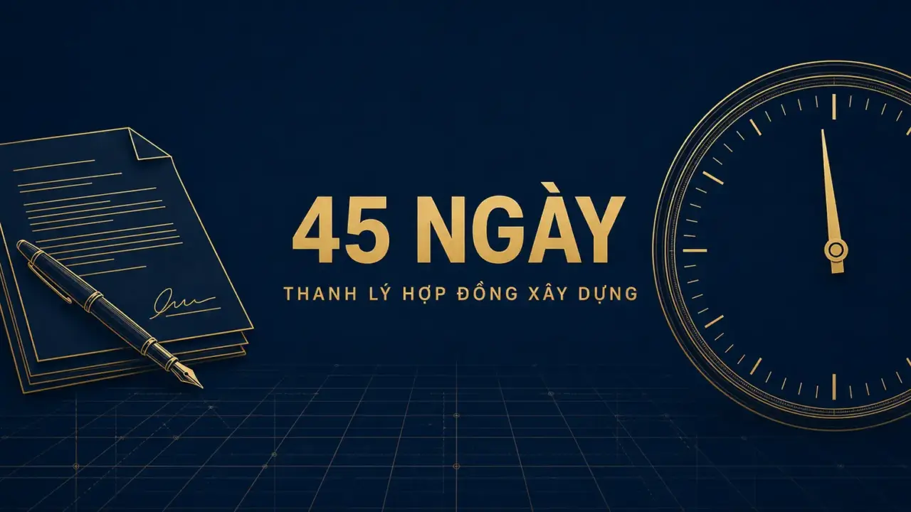 Ảnh bìa bài về thời hạn thanh lý hợp đồng xây dựng theo khoản 3 Điều 31 Nghị định 210/2026