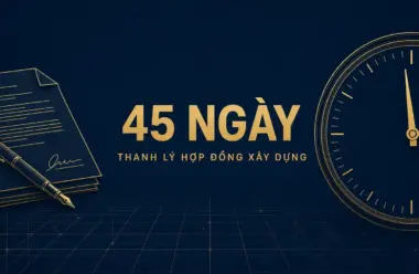 Khoản 3 Điều 31 Nghị định 210/2026: thời hạn thanh lý hợp đồng xây dựng