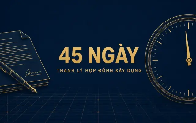 Khoản 3 Điều 31 Nghị định 210/2026: thời hạn thanh lý hợp đồng xây dựng