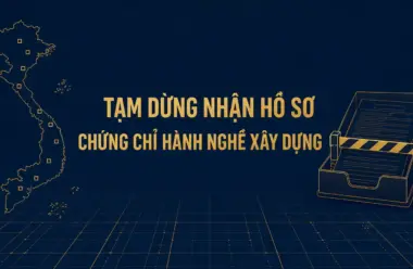 Tỉnh nào đang tạm dừng cấp chứng chỉ hành nghề xây dựng, và vì sao
