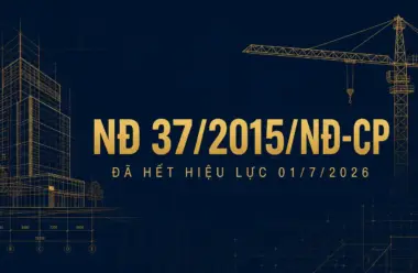 Nghị định 37/2015/NĐ-CP quy định chi tiết về hợp đồng xây dựng