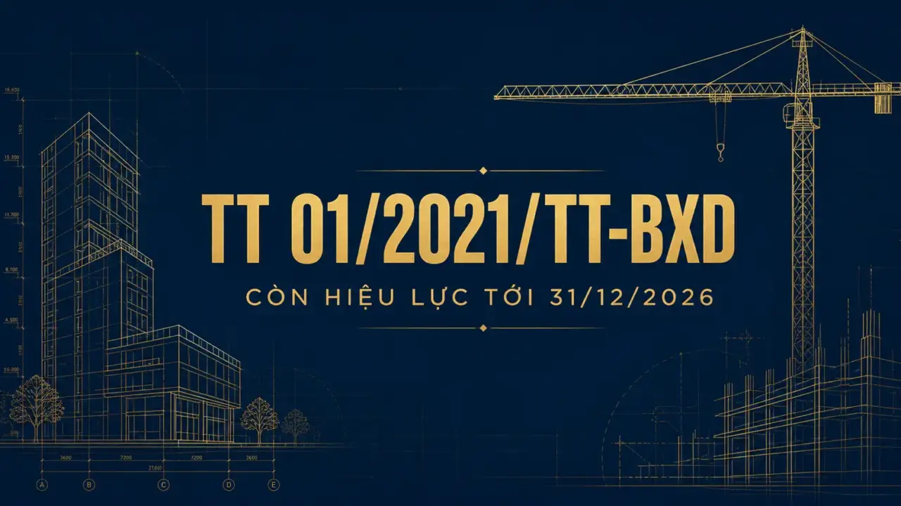 Banner Thông tư 01/2021/TT-BXD còn hiệu lực tới hết năm 2026