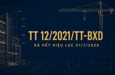 Thông tư 12/2021/TT-BXD ban hành định mức xây dựng