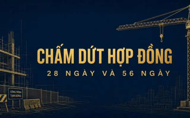 Tạm dừng và chấm dứt hợp đồng xây dựng: 2 mốc 28 và 56 ngày
