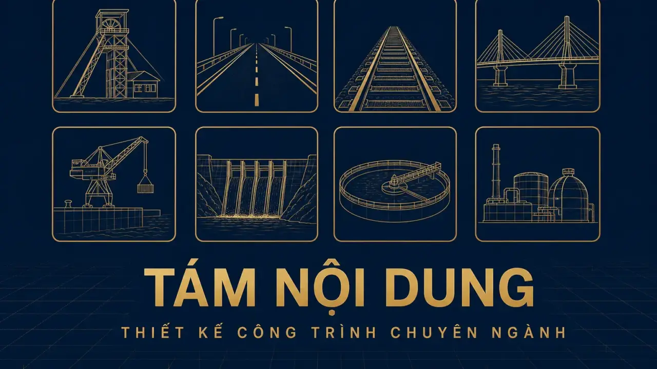 Chứng chỉ hành nghề thiết kế công trình chuyên ngành: ảnh bìa tám nội dung hành nghề