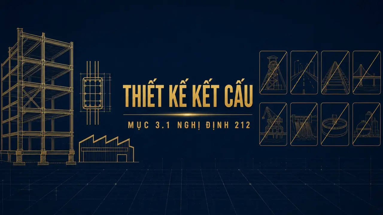 Chứng chỉ hành nghề thiết kế kết cấu công trình: ảnh bìa về phạm vi mục 3.1 Nghị định 212