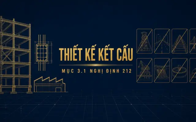 Chứng chỉ hành nghề thiết kế kết cấu công trình: phạm vi định nghĩa bằng phép trừ