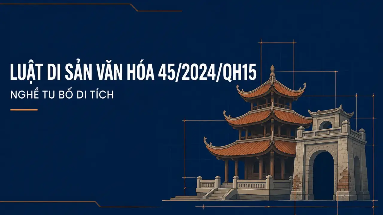 Luật Di sản văn hóa 45/2024/QH15 và nghề bảo quản, tu bổ, phục hồi di tích