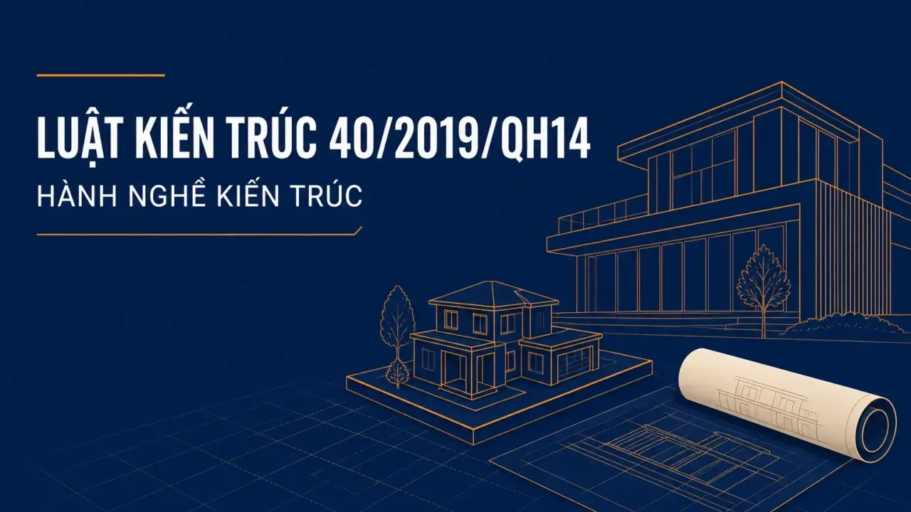 Luật Kiến trúc 40/2019/QH14 quy định về hành nghề kiến trúc và chứng chỉ hành nghề kiến trúc