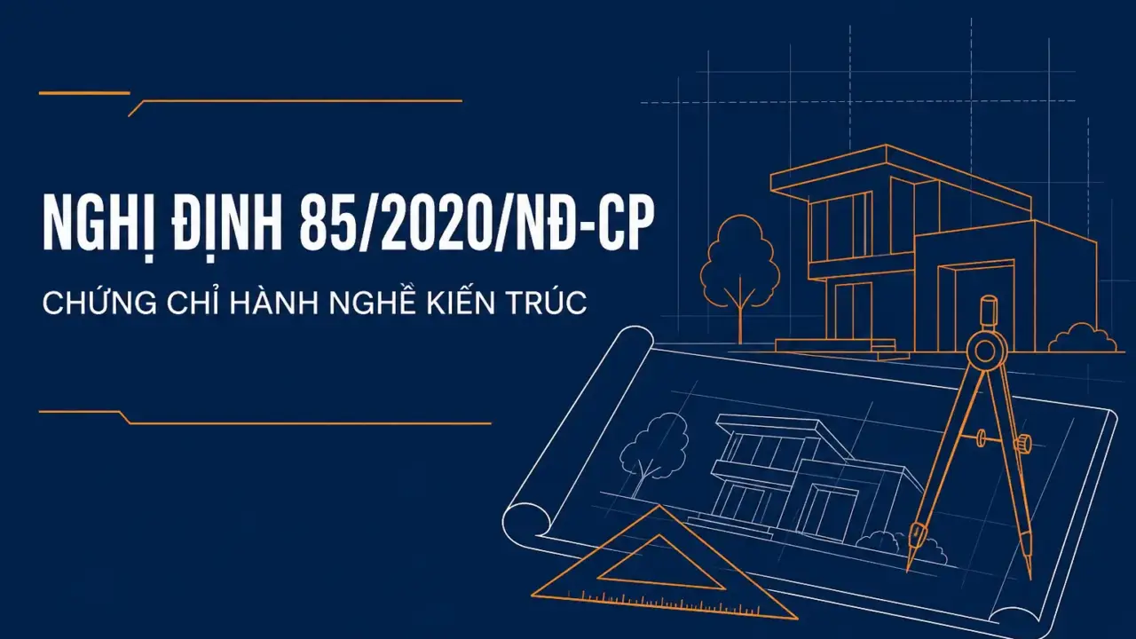 Nghị định 85/2020/NĐ-CP quy định chi tiết Luật Kiến trúc về chứng chỉ hành nghề kiến trúc