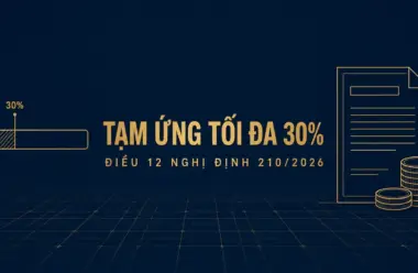 Tạm ứng hợp đồng xây dựng: tối đa 30%, tối thiểu theo từng loại hợp đồng