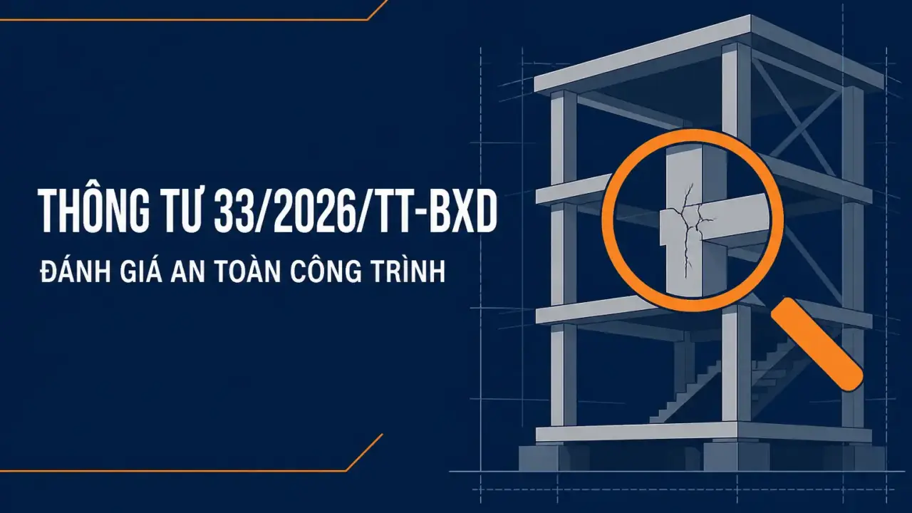 Thông tư 33/2026/TT-BXD về đánh giá an toàn công trình trong quá trình khai thác, sử dụng