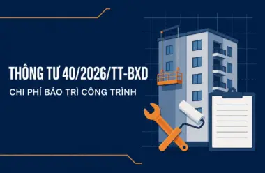 Hướng dẫn xác định chi phí bảo trì công trình xây dựng
