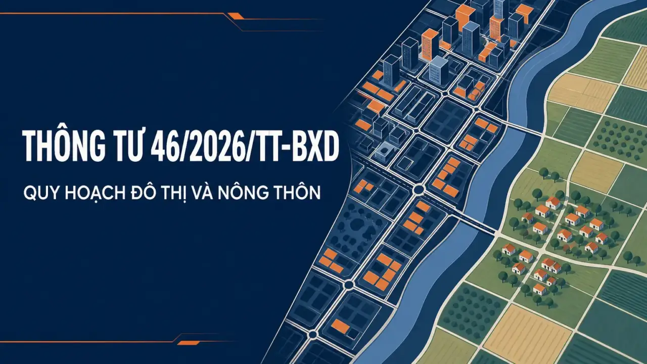 Thông tư 46/2026/TT-BXD ban hành quy chuẩn kỹ thuật quốc gia về quy hoạch đô thị và nông thôn