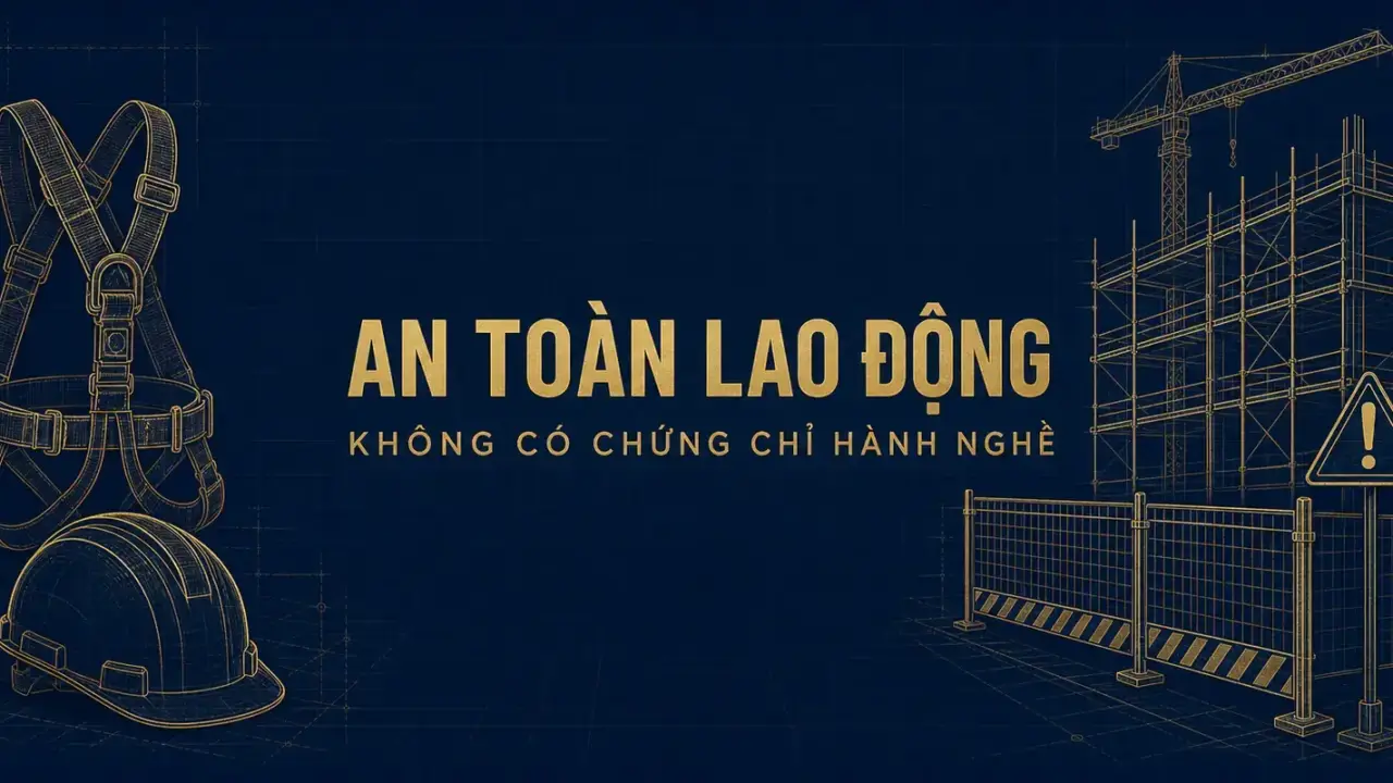 Chứng chỉ hành nghề an toàn lao động không có trong bốn lĩnh vực của Nghị định 212/2026