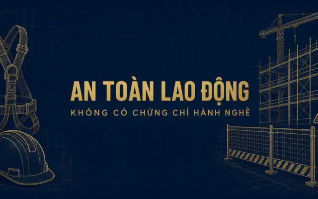 Có chứng chỉ hành nghề an toàn lao động không: 4 lĩnh vực không gồm an toàn