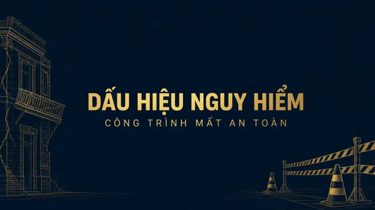Công trình có dấu hiệu nguy hiểm, không bảo đảm an toàn theo Điều 42 Nghị định 207/2026