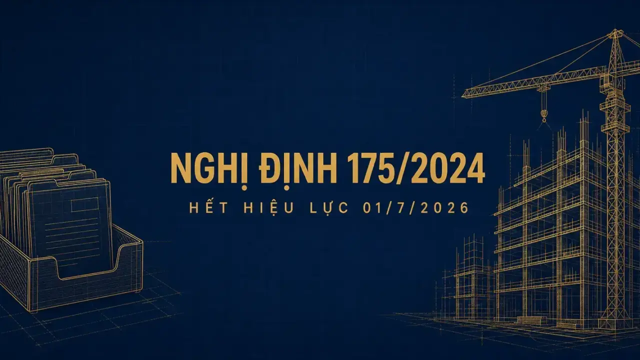 Nghị định 175/2024 còn hiệu lực không: hết hiệu lực từ 01/7/2026 nhưng vẫn áp dụng cho hồ sơ cũ